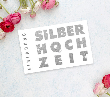 Silberne Hochzeit