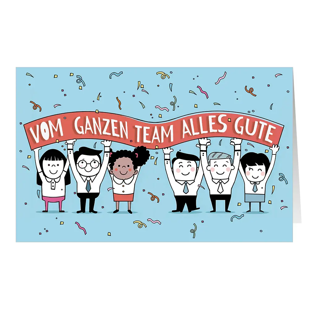 Vom ganzen Team