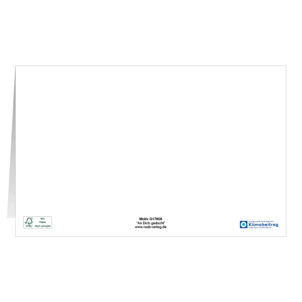 An Dich gedacht