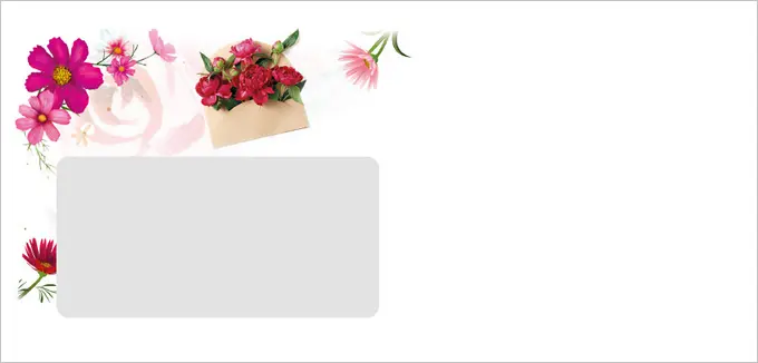 Blumenzauber, Fensterkuvert