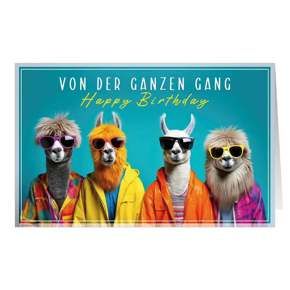 Von der ganzen Gang . . .