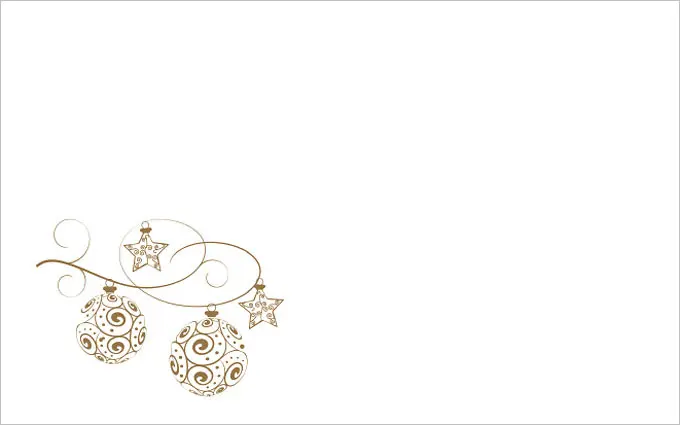 Kartenkuvert Filigrane Kugeln, gold, selbstklebend