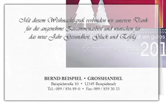 Doppel-Einlegeblatt "Ravenna", VPE 50 St.