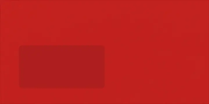 DIN-lang-Fensterkuvert, Rot