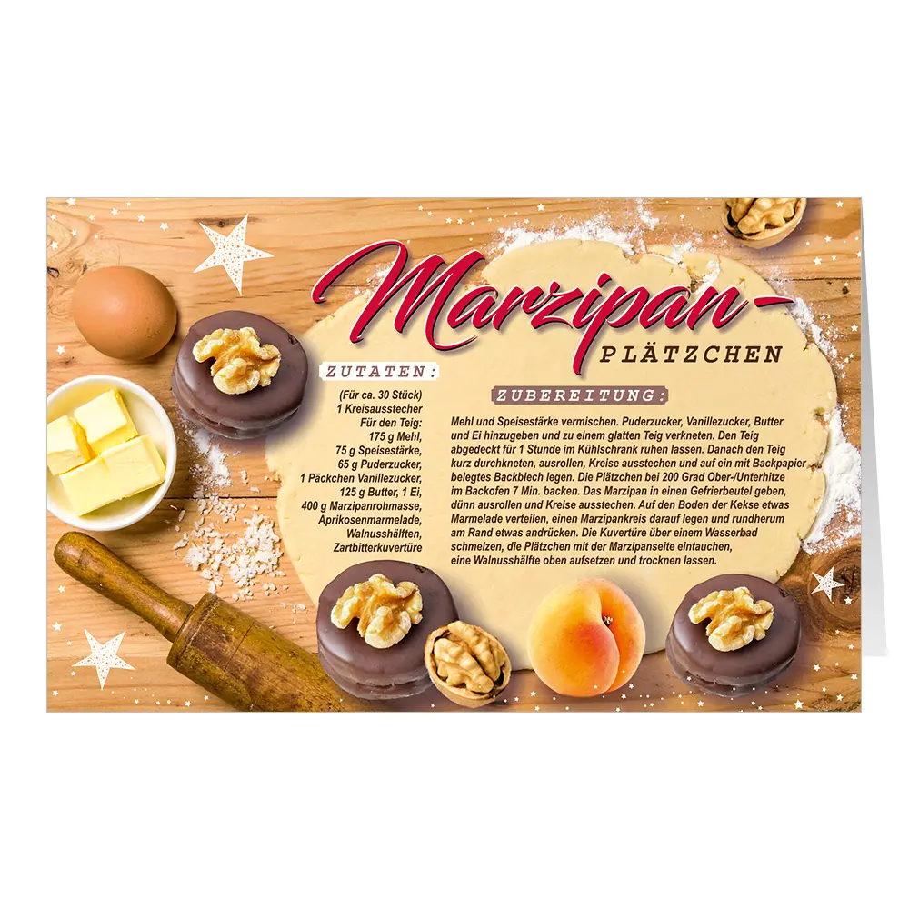 Marzipan-Plätzchen