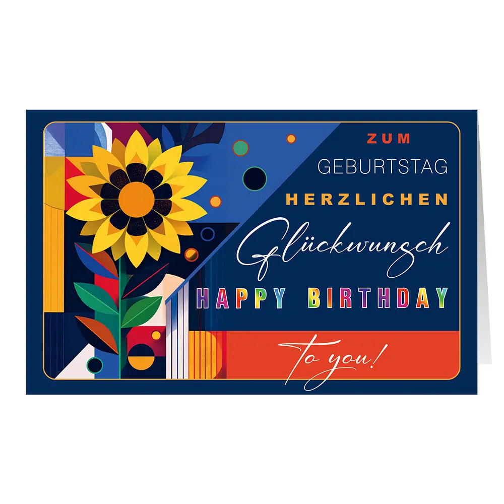 Bunte Glückwünsche